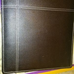 Leather scrapbook